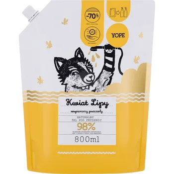 Sprchový gel Yope sprchový gel lípa refill, 800 ml