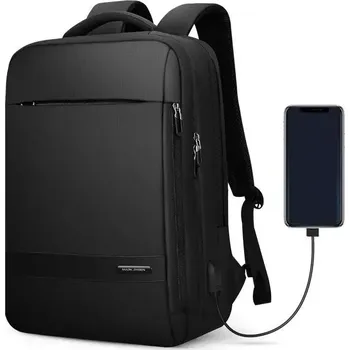 Městský batoh Mark Ryden elegantní batoh s USB Valius Černý 22L