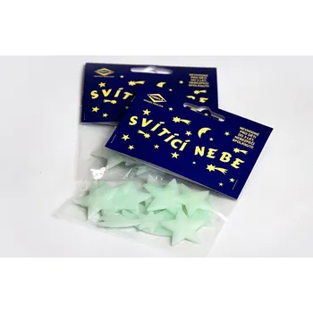 Samolepící dekorace Pro Háčkování Svítící nebe na zeď, dekorace, sada 10 ks