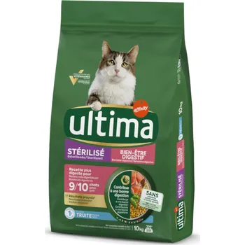 Krmivo pro kočku 10kg Ultima Cat Sterilized Sensible s pstruhem