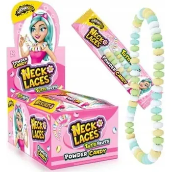 Náhrdelník Náhrdelník z komprimátů 17 g CANDY NECKLACE - 50 ks (candy neckalce / náhrdelník z ovocného komprimátu)