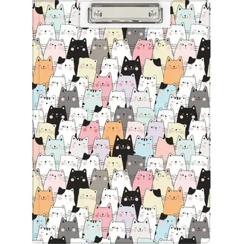 Archivační box Teczka z klipsem z nadrukiem Koty, Biurfol