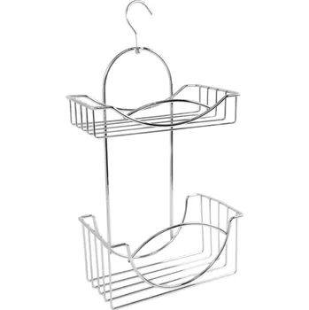 Koupelnový nábytek Koupelnová polička AWD Interior AWD02080273 25x41x14,5 cm chromovaná