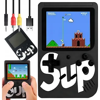 Herní konzole Přenosná MINI HERNÍ KONZOLE SUP Game Box 400 GIER Mix Barev