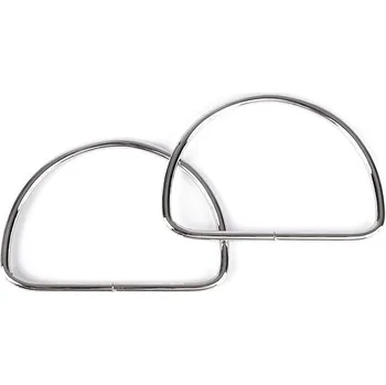 Kovová ucha na tašky, střední, 1 nikl