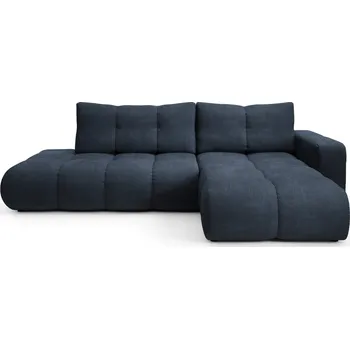 Sedací souprava Rozkládací sedačka s úložným prostorem TRURO 1 - modrá, pravý roh