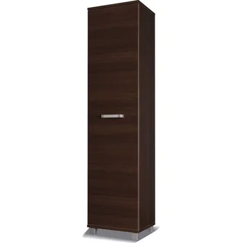 Policová skříň Úzká policová skříň 50 cm ANDOVER - kaštan wenge