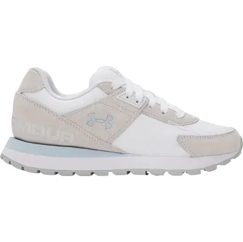 Dámská obuv boty Under Armour Essential Runner - White/Distant Gray/Blue Calm 41
