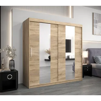 Šatní skříň Šatní skříň ALICE - šířka 200 cm, dub sonoma