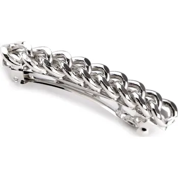 Náramek Francouzská spona do vlasů řetěz, střední, 1 platina