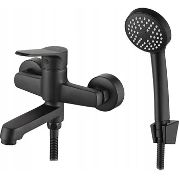 Vodovodní baterie Nástěnná vanová baterie Kuchinox ATEZ černá