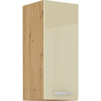 Kuchyňská linka Vysoká horní skříňka ADARA - šířka 30 cm, krémová / dub artisan