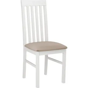 Jídelní židle Čalouněná jídelní židle DANBURY 1 - bílá / béžová
