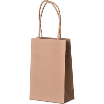 Dárková taška Taška dárková 100x150 mm celoroční, přírodní, hnědá