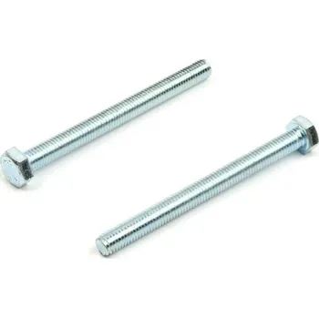 Spojovací materiál Šroub se šestihrannou hlavou a celým závitem ZN 8.8 – 10×100 mm