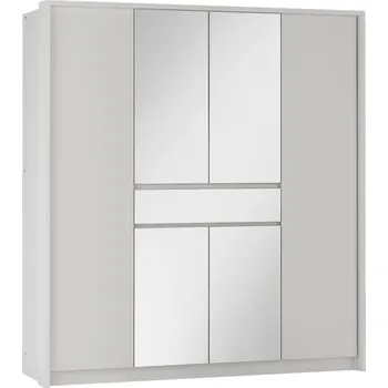 Šatní skříň Kombinovaná šatní skříň 200 ISABELA - bílá