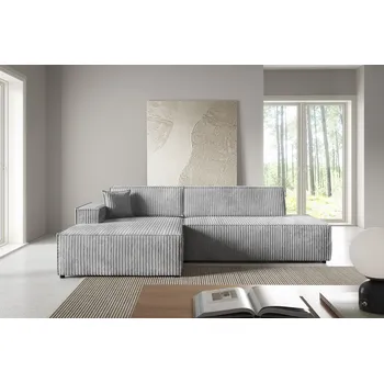 Sedací souprava Rohová sedačka s úložným prostorem WINDSOR 1 - popelavá, levý roh