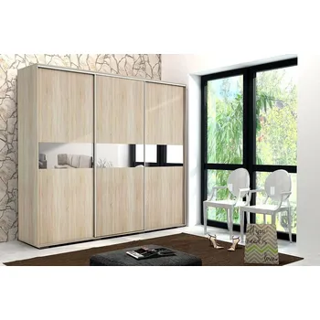 Šatní skříň Prostorná šatní skříň LUIS, šířka 250 cm