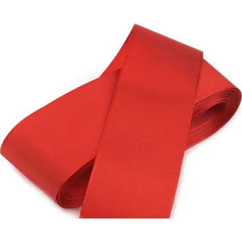 Stuha Stuha taftová šíře 52 mm, malé, 643 červená šarlatová