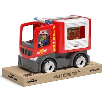 Figurka ECO MultiGO Fire - Multikorbička s hasičem - auto s Igráčkem