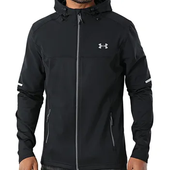 Běžecké oblečení bunda Under Armour Utility Woven Winterized - Castlerock/Steel/White L