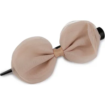 Náramek Sponka do vlasů mašle, střední, 2 béžová světlá