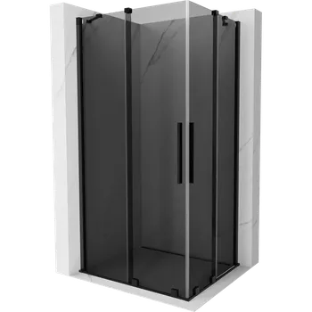 Mexen Velar Duo posuvná sprchová kabina 100 x 90 cm, grafit, černá - 871-100-090-42-70 Sprchové kouty