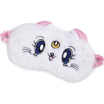 Škraboška na spaní Maska na spaní plyšová, velké, 5 bílá