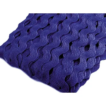 Hadovka - vlnovka šíře 5 mm, střední, 19 modrá námořnická