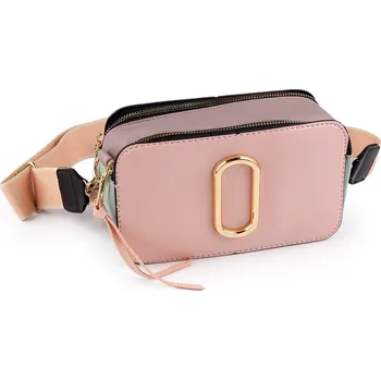 Kabelka Dámská kabelka crossbody 20x11 cm, střední, 2 růžová sv.