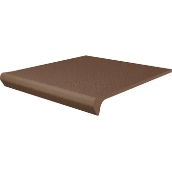 Obklad Sundown terra kapinos stopnica prosta - schodovka s nosem 30x33 hnědá 168179