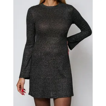 Dámské šaty Sinsay - Midi šaty - černá - 946EY-99X - 946EY-99X-M