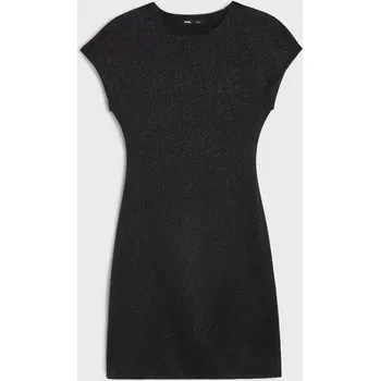 Dámské šaty Sinsay - Mini šaty s metalickou nití - černá - 957EY-99X - 957EY-99X-M