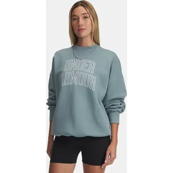 Dámská mikina Under Armour Dámské Dámská mikina Under Armour Rival Flc OS Varsity Crew-GRN Zelená L (2940747)