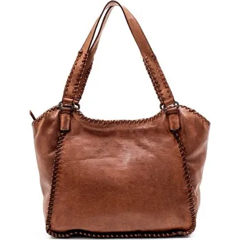 Kabelka Gianni Conti dámská kabelka kožená hnědá 4404672 TAN