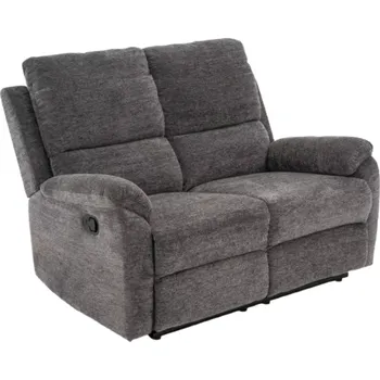 Pohovka Dvoumístná polohovací pohovka TALINE 2 - tmavě šedá