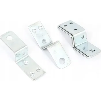 police Rohová police, rohový držák, 5 ks plochý rohovník pro nábytek