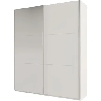 Šatní skříň Šatní skříň 200 EUDORA se zrcadlem - bílá