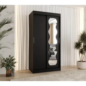 Šatní skříň Šatní skříň 100 cm ROZANA - černá