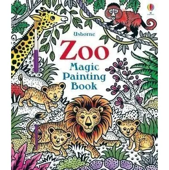 Cizojazyčná kniha Zoo Magic Painting Book