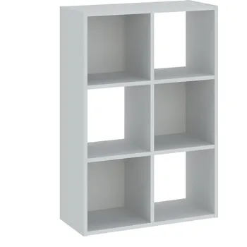 regál Regál s policemi LAMPASES 2 - bílý