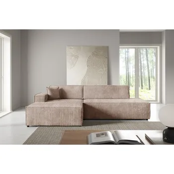 Sedací souprava Rohová sedačka s úložným prostorem WINDSOR 1 - béžová, levý roh