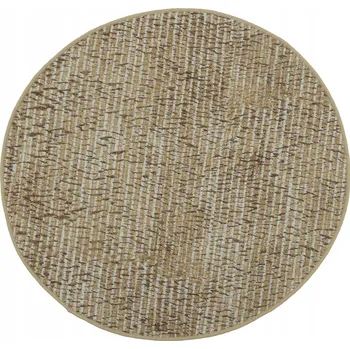 Koberec Koberec Kulatý 120 cm vnější tkaný na balkon Béžový
