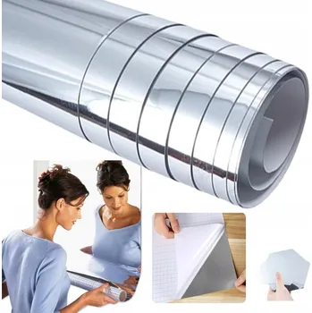 Zrcadlo FÓLIE ZRCADLO SAMOLEPICÍ NA ZEĎ NÁBYTEK NALEPOVACÍ 200 X 30 cm