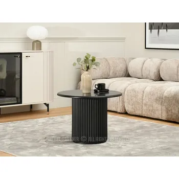 Konferenční stolek Konferenční stolek ALBAN - černý mramor / černý