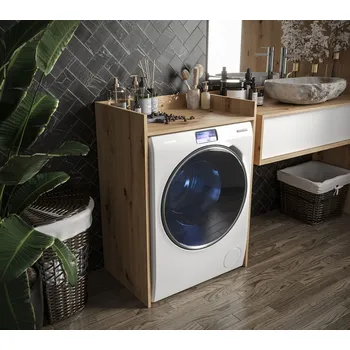 Koupelnový nábytek Koupelnová skříňka na pračku SAIMA - dub artisan