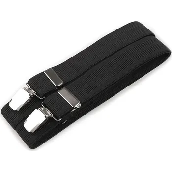 Kšandy Šle šíře 3 cm délka 125 cm, velké, 40 černá