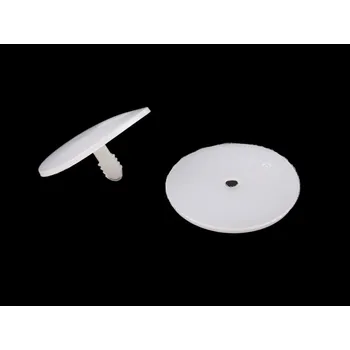 Klouby s pojistkou Ø43 mm, střední, transparent