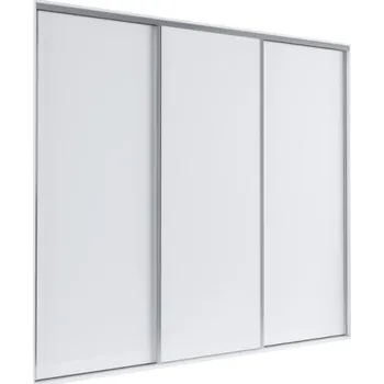 Šatní skříň Třídveřová šatní skříň 277 cm AMBOY 8 - bílá