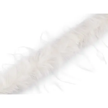 Všívací oděvní / dekorační kožešina s dlouhým chlupem šíře 6 cm, střední, 4 smetanová